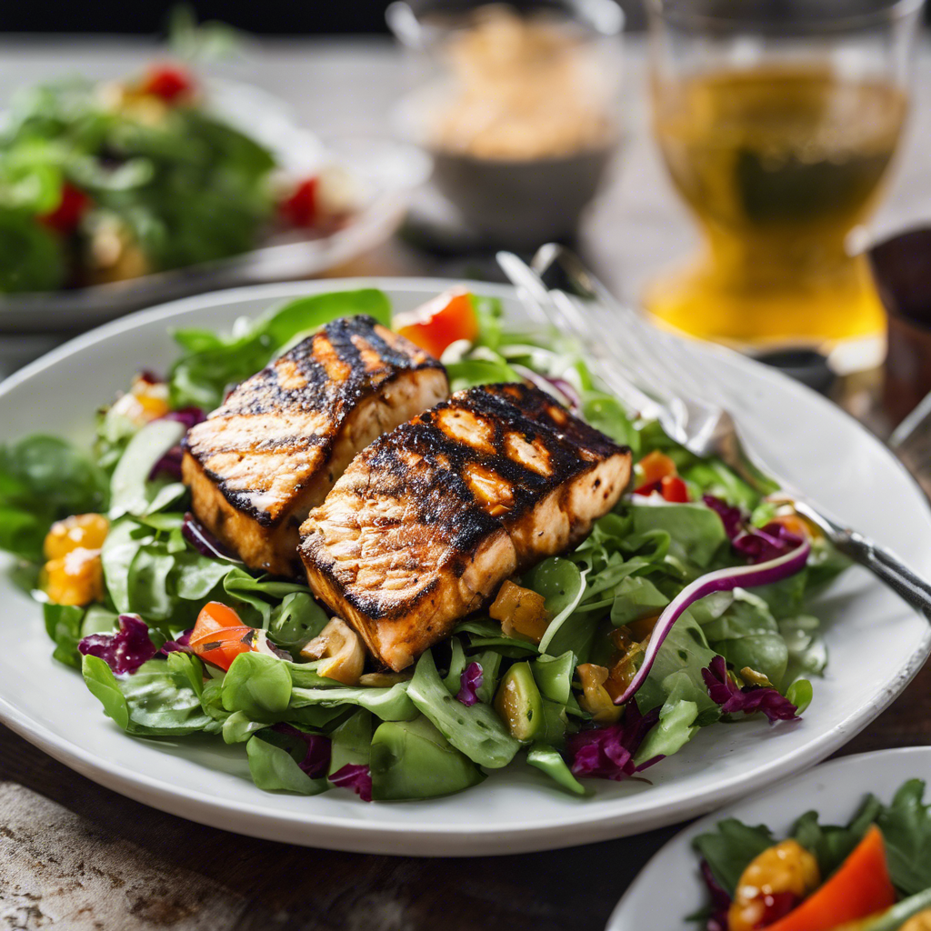 Blackened Mahi Mahi Salad